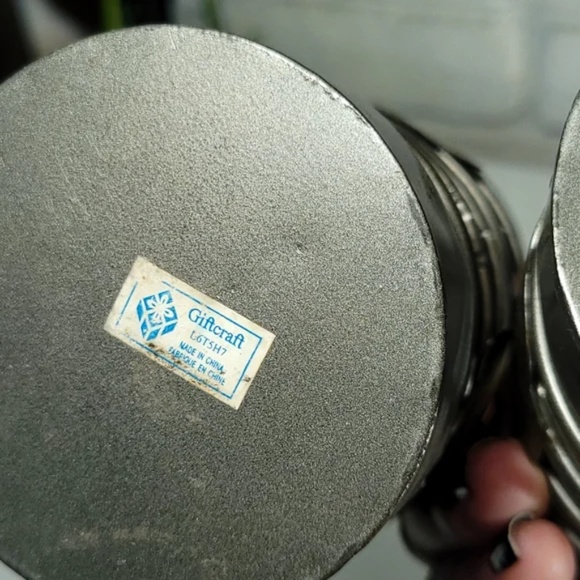 3/$25 Open Design Candleholders with stamped leaves - Picture 5 of 7